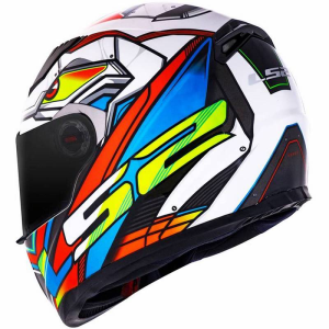 CAPACETE LS2 FF358 XDRON (54=XS) BR/LJ/AZ - 