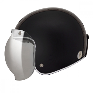 CAPACETE BIEFFE ABERTO B45 REVEST (56) PT/MARROM 3EM1 - 