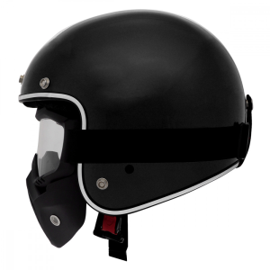 CAPACETE BIEFFE ABERTO B45 CLASSIC (60) PT FOSCO 3EM1