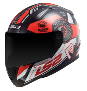 CAPACETE LS2 FF353 STRATUS (58=M) PR/VM/CZ - 