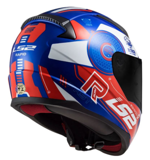 CAPACETE LS2 FF353 STRATUS (56=S) AZ/VM/BR - 