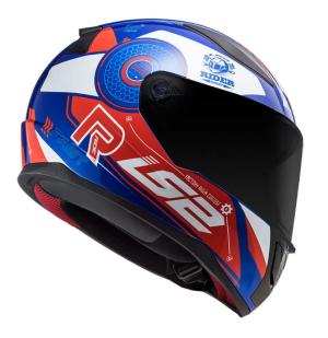 CAPACETE LS2 FF353 STRATUS (56=S) AZ/VM/BR - 