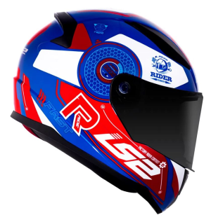 CAPACETE LS2 FF353 STRATUS (58=M) AZ/VM/BR - 
