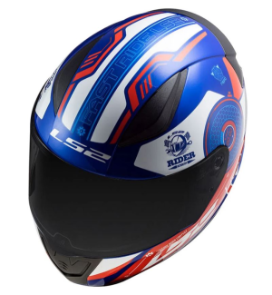 CAPACETE LS2 FF353 STRATUS (60=L) AZ/VM/BR - 