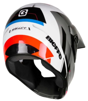 CAPACETE BIEFFE 3 SPORT REACT 60 BR/CZ/VM - 