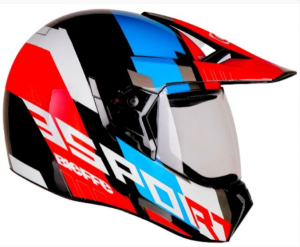 CAPACETE BIEFFE 3 SPORT ADVENTURE 60 PT/AZ/VM - 