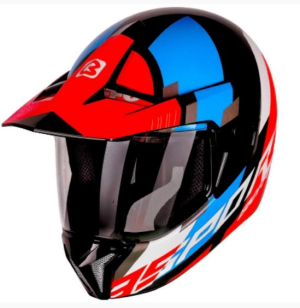 CAPACETE BIEFFE 3 SPORT ADVENTURE 61 PT/AZ/VM -