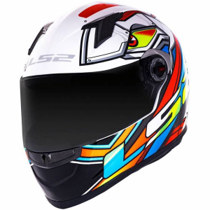 CAPACETE LS2 FF358 XDRON (60=L) BR/LJ/AZ - 