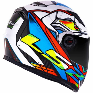 CAPACETE LS2 FF358 XDRON (60=L) BR/LJ/AZ - 