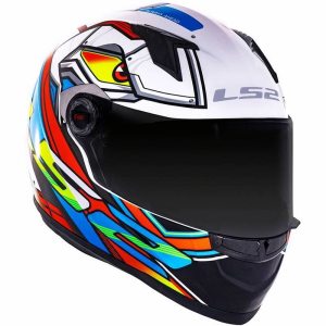 CAPACETE LS2 FF358 XDRON (62=XL) BR/LJ/AZ - 