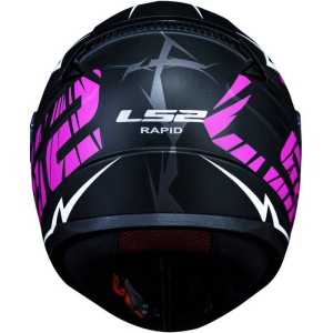 CAPACETE LS2 FF353 CROMO (56=S) PT/PINK FOSCO - 