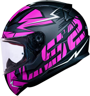CAPACETE LS2 FF353 CROMO (60=L) PT/PINK FOSCO - 