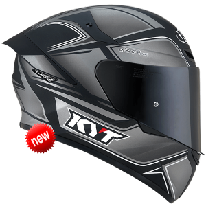CAPACETE KYT TT COURSE TOURIST (60=L) PT/CZ FOSCO - 