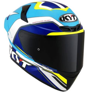 CAPACETE KYT TT COURSE GRAND PRIX (58=M) BR/AZ/VD - 