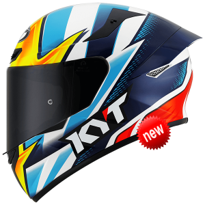 CAPACETE KYT TT COURSE REP. TATI MERCADO (58=M) AZ/BR/AM - 