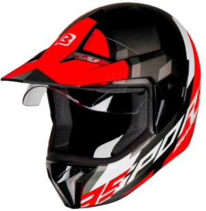 CAPACETE BIEFFE 3 SPORT ADVENTURE 58 PT/GR/VM - 