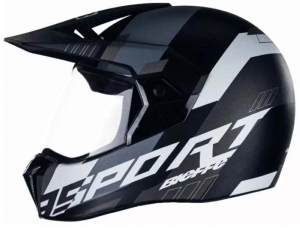 CAPACETE BIEFFE 3 SPORT ADVENTURE 58 PT/FOS/CHUM
