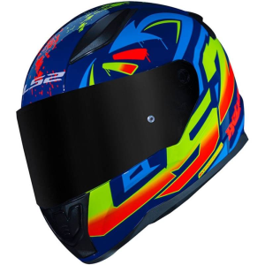 CAPACETE LS2 FF353 TAGLINE (58=M) AZ/VD - 