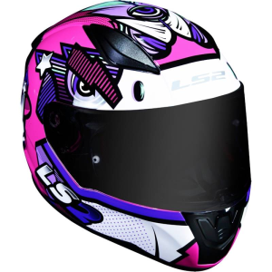 CAPACETE LS2 FF353 KHAN (58=M) RS/LILAS - 