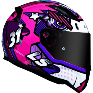 CAPACETE LS2 FF353 KHAN (58=M) RS/LILAS - 