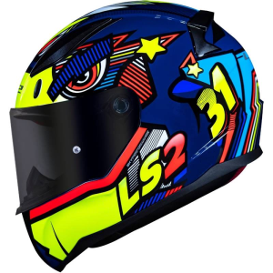 CAPACETE LS2 FF353 KHAN (58=M) AZ/VD