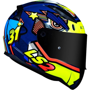 CAPACETE LS2 FF353 KHAN (60=L) AZ/VD - 