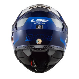 CAPACETE LS2 FF800 STORM JOHN MCPHEE (58=M) AZ/BR - 