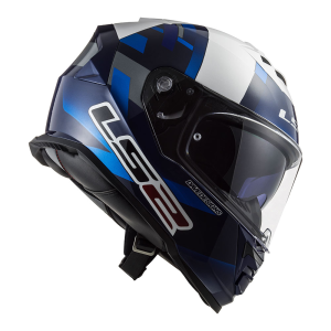 CAPACETE LS2 FF800 STORM JOHN MCPHEE (58=M) AZ/BR - 