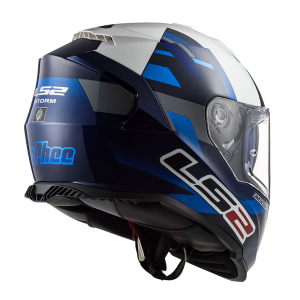 CAPACETE LS2 FF800 STORM JOHN MCPHEE (58=M) AZ/BR - 