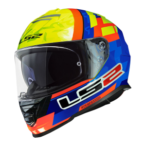 CAPACETE LS2 FF800 STORM SALVADOR (58=M) AZ/VD/LJ - 