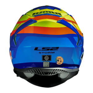 CAPACETE LS2 FF800 STORM SALVADOR (58=M) AZ/VD/LJ - 