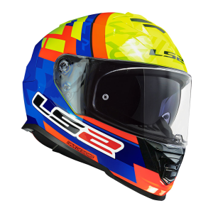 CAPACETE LS2 FF800 STORM SALVADOR (60=L) AZ/VD/LJ - 