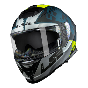 CAPACETE LS2 FF800 STORM SPRINTER (60=L) CZ/VD FOSCO - 