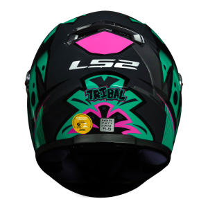 CAPACETE LS2 FF358 TRIBAL (56=S) VERDE/ROSA - 