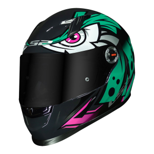 CAPACETE LS2 FF358 TRIBAL (58=M) VERDE/ROSA - 