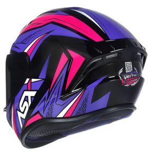 CAPACETE ASX DRAKEN VECTOR 56 PT/LI/RS - 