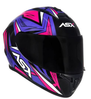 CAPACETE ASX DRAKEN VECTOR 58 PT/LI/RS - 