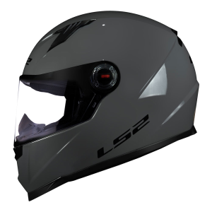 CAPACETE LS2 FF358 MONOCOLOR (56=S) CINZA BRILHO - 