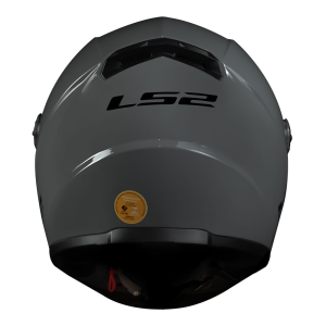 CAPACETE LS2 FF358 MONOCOLOR (58=M) CINZA BRILHO - 