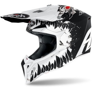 CAPACETE CROSS AIROH WRAAP BEAST (62) PT/BR FOSCO CAPACETE CROSS AIROH WRAAP BEAST (62) PT/BR FOSCO