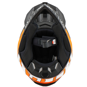 CAPACETE CROSS AIROH WRAAP IDOL (58) LJ/PT FOSCO -