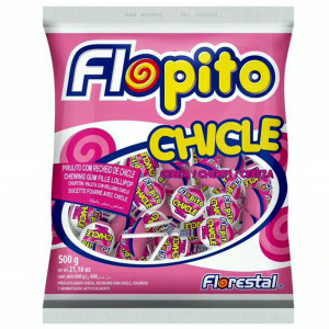 PIRULITO FLOPITO CHICLE 500G - FLORESTAL - 