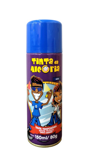 TINTA SPRAY INFANTIL PARA CABELO 150ML TINTA DA ALEGRIA - 