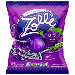 PIRULITO RECHEADO ZOLLÉ 480G - FLORESTAL - 
