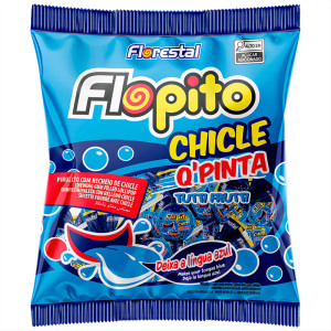 PIRULITO FLOPITO CHICLE 500G - FLORESTAL - 