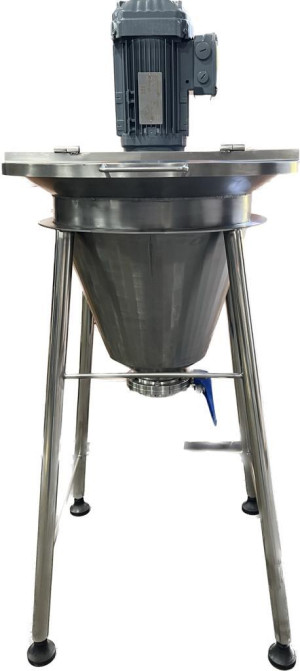 Tanque dispersor 30L inox 304 motor 1cv trif. com Inversor 220V mono