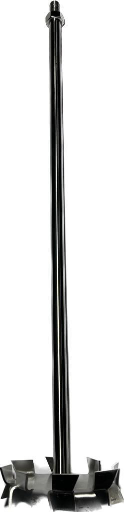 Conjunto Cowles 110mm Para Acoplar no Misturador de ARGAMASSAS Haste 16 x 600mm Rosca M14 Inox 304