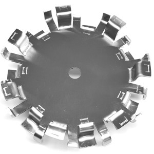 Hélice Alpini 180mm Espessura 3mm Furo Central 16mm Inox 304