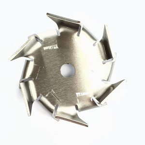 Hélice Cowles 75mm Espessura 2 mm Furo Central 8 mm  Inox 304