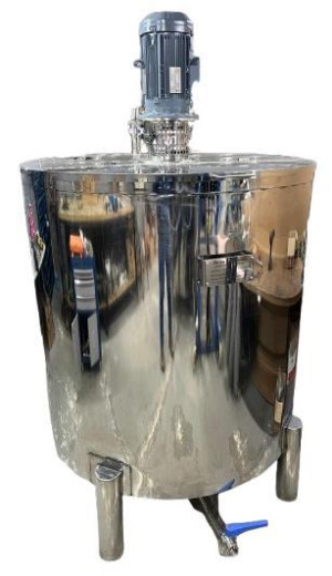 Tanque Dispersor 1.100L Inox 304 Motor 5cv 220/380V Trif.